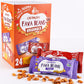 The Happy Snack Company Fava Beans Variety Pack 24 X 1 Oz (Smoky Bbq Flavor And Pizza Flavor).Gluten Free. Nut Free. Dairy Free.