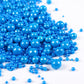 Edible Pearls For Cake Decorating, Blue Pearl Sprinkles, Blue Sprinkles For Cookies, Macaron, Cake, And Ice Cream Topping, Perfe
