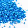 Edible Pearls For Cake Decorating, Blue Pearl Sprinkles, Blue Sprinkles For Cookies, Macaron, Cake, And Ice Cream Topping, Perfe
