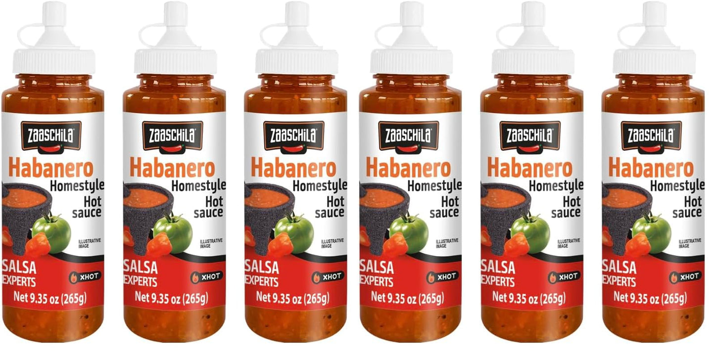 Zaaschila Mexican Sauce Habanero 9.35oz (265g) 3pc pack (Packaging may vary) (Pack of 2)
