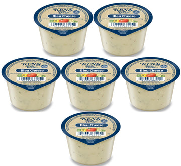30 Count | Salad Dressing Dipping Sauce Portion Cups | Single Serve Packets (Blue Cheese)