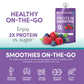 Designer Wellness Protein Smoothie, Mixed Berry, 12g Protein, Low Carb, Gluten-Free, Non-GMO, 4.2 Fl Oz, Pack of 24