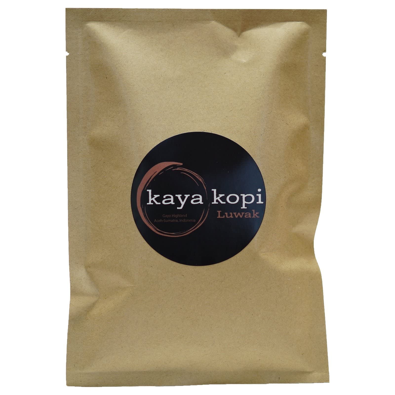 Kaya Kopi Premium Kopi Luwak Coffee Beans, Medium Roast, 0.35 Ounce (Pack of 1)