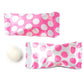 Polka Dot Peppermint Balls 100Ct - After Dinner Mints Individually Wrapped - Soft & Savory (Pink)
