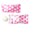 Polka Dot Peppermint Balls 100Ct - After Dinner Mints Individually Wrapped - Soft & Savory (Pink)