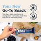 Tosi Cashew Blueberry Protein Bars - Crunchy Nut & Seed Vegan Snack Bars, Gluten Free, 6g Plant Based Protein, Organic Flax, Chi