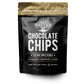 Sugar Free Large Chocolate Chips, Stevia Sweetened, 12 Oz. Value Size, Non-Gmo, Vegan, Keto, Low Carb, 60% Cocoa, All Natural, B