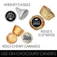 Black And Silver Graduation Party Stickers For Kisses Candy, Chocolate Drops, 2025 Grad Party Favors - 180 Count