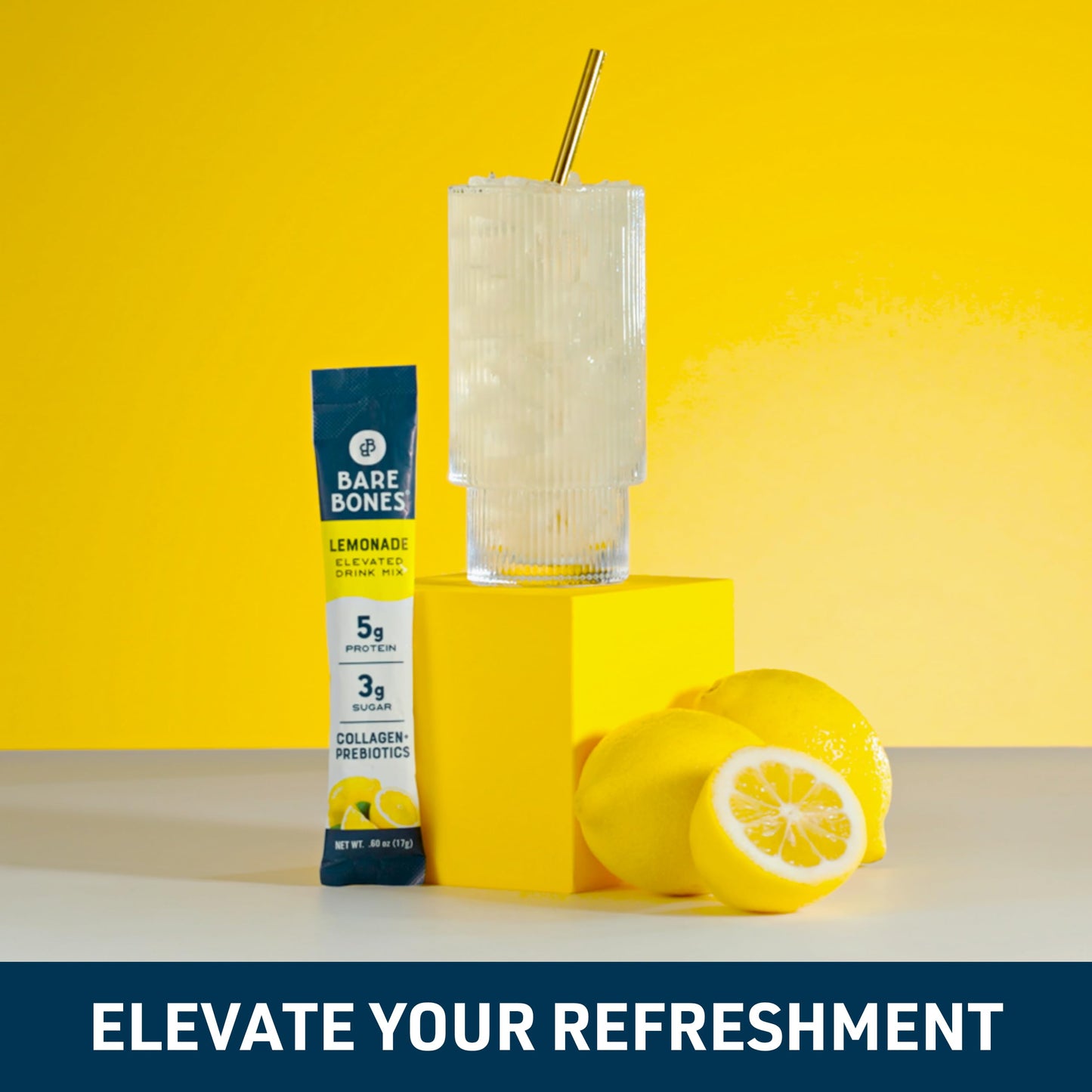 Bare Bones Lemonade Elevated Drink Mix