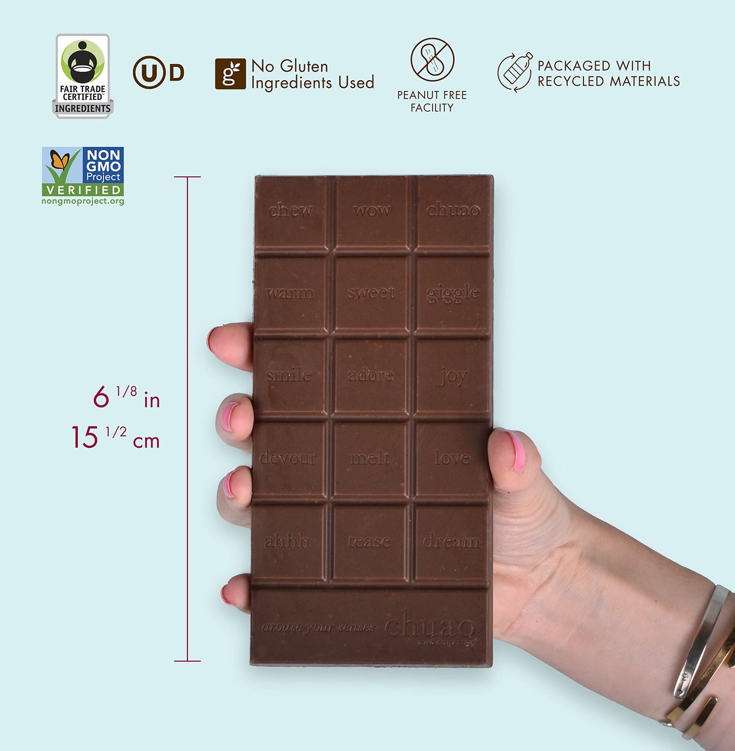 Chuao Chocolatier Honeycomb Dark Chocolate Bars | Gourmet Chocolate Honey Artisan European No Preservatives | For Gift Baskets, Christmas, Valentines Day, Gifts For Women, Men, Birthday, Thank You, Care Package | 3 Pack