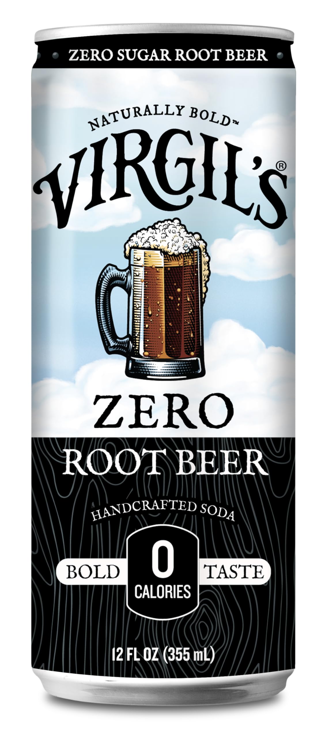 Virgils Zero Sugar Root malt-inspired  4 Pack  Cans