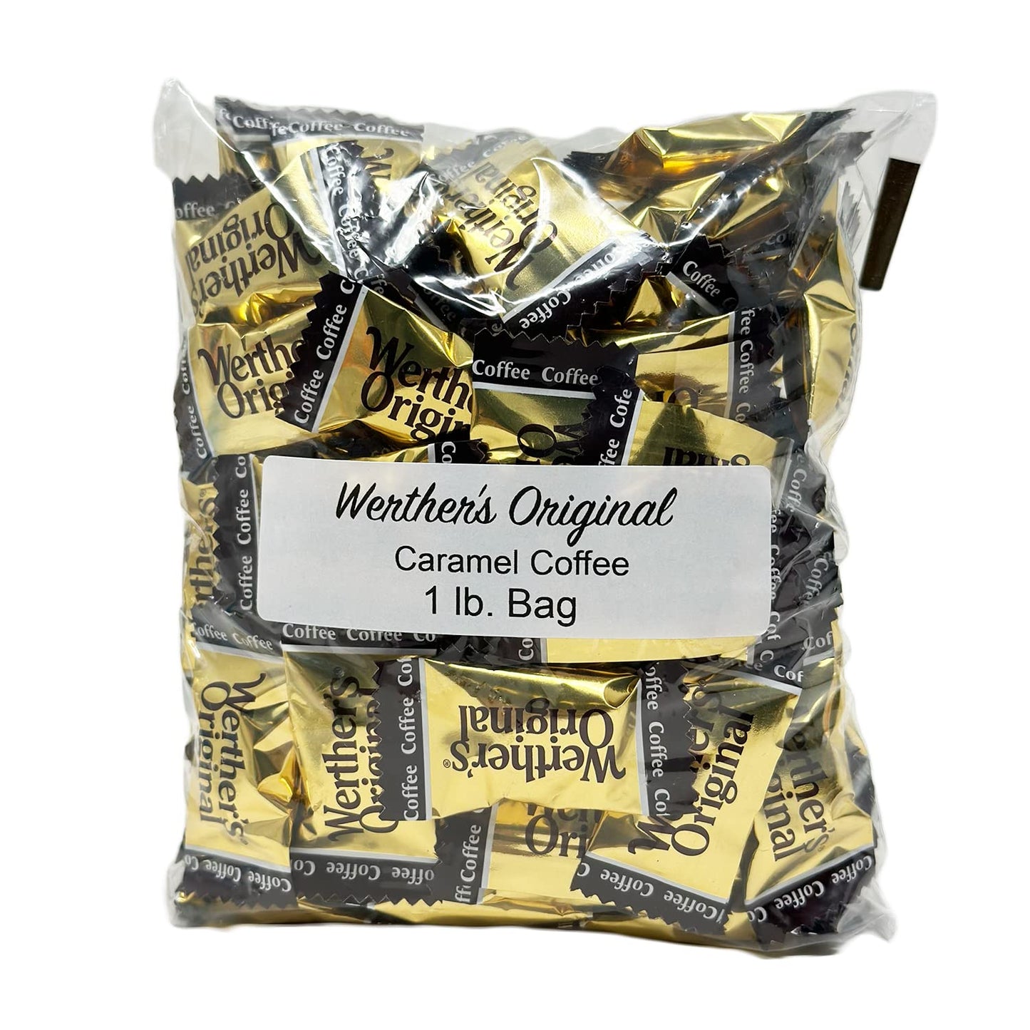 Aromatik Werthers Original Hard Candy, Caramel Coffee Flavor, 1 lb Resealable Pouch