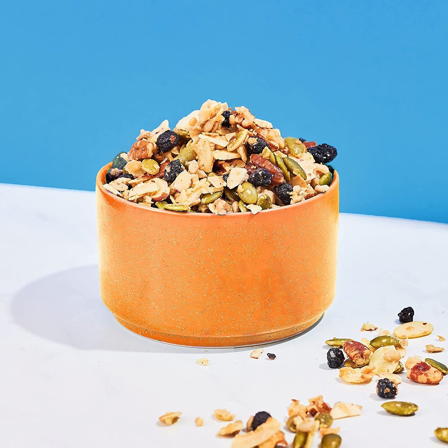Livlo Keto Nut Granola Cereal - Only 2G Net Carb & Zero Added Sugar - Low Carb, Grain Free & Gluten Free Healthy Snack - Frosted