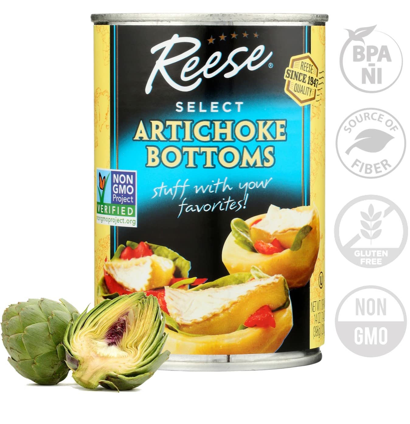 Reese Artichoke Bottoms, 14 Ounce (Pack of 12) - Model 3699