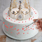 Kasvan Red Mix Sugar Sprinkles - Edible Candy Pearls With 4-Claw Sprinkle Pen,118G/4.16 Oz, Gift Box Pack, Baking Cake Decoratio