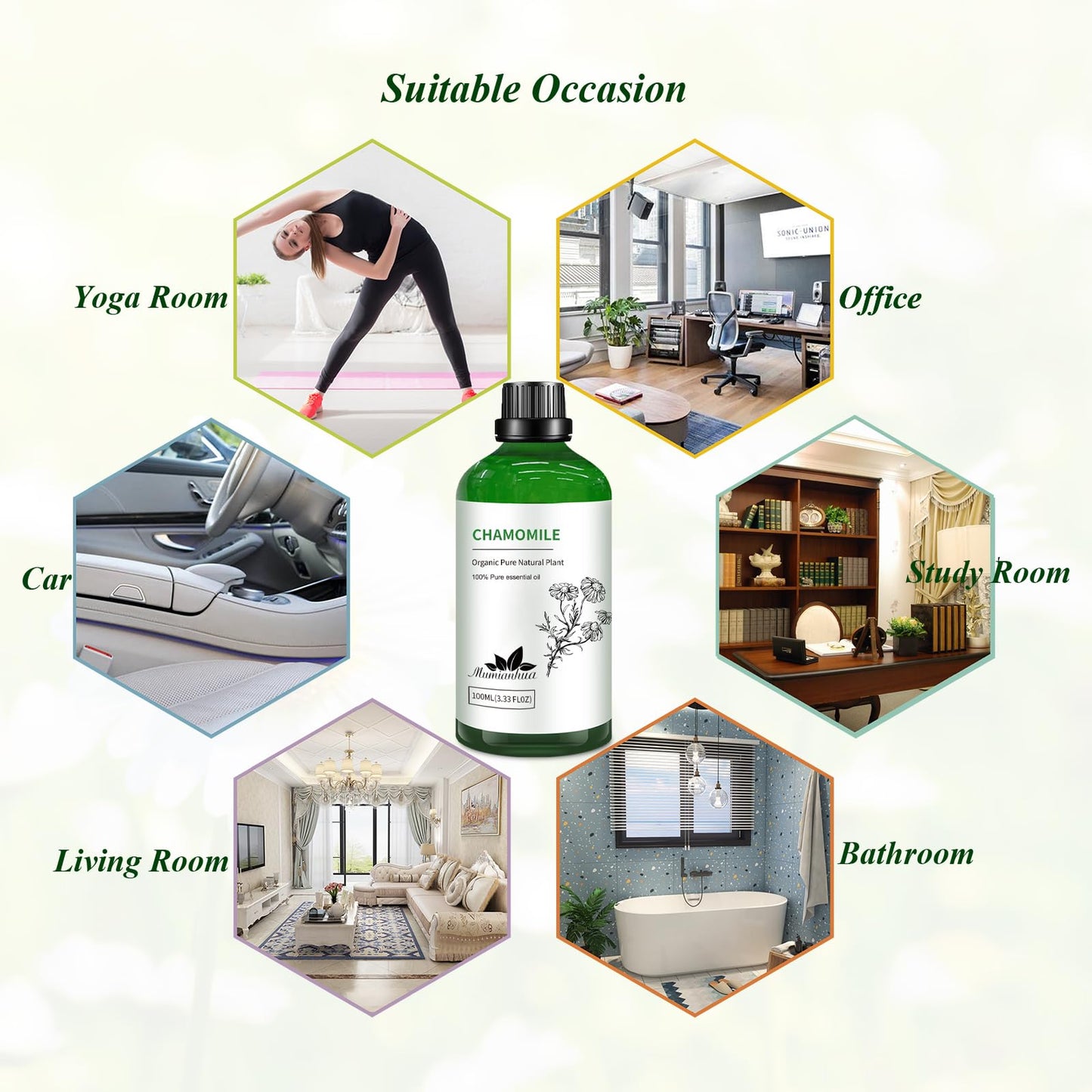 Marjoram Essential Oil Mumianhua Pure Marjoram Oil Essential Oil Therapeutic Grade Marjoram Aromatherapy Oil For Diffuser, Messa