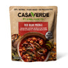 Casa Verde | Red Bean Pozole, 100% Natural Food, Pack Of 6, Real Taste With Mild Red Peppers | 100% Vegan & Non-Gmo, Plant Based