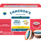 Cameron s Coffee Single Serve Pods, Flavored, Vanilla Hazelnut, 12 Count (Pack of 6)