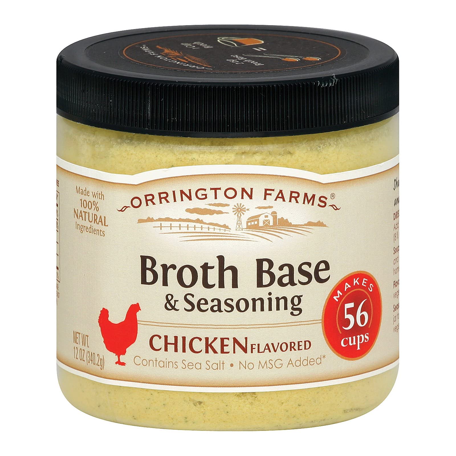 Orrington Farms Granular Chicken Base, 12 Ounce, 6 Pack