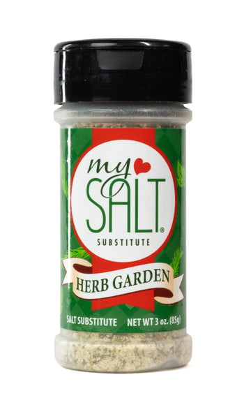 MySALT Herb Garden - Sodium-Free Herb Seasoning Blend with a Salty Taste - Clean Ingredients, No Bitterness - 3 oz Shaker