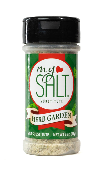 MySALT Herb Garden - Sodium-Free Herb Seasoning Blend with a Salty Taste - Clean Ingredients, No Bitterness - 3 oz Shaker