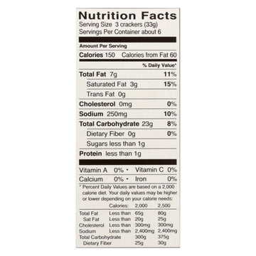 Glutino Table Crackers 7-Ounce Boxes (Pack Of 12)