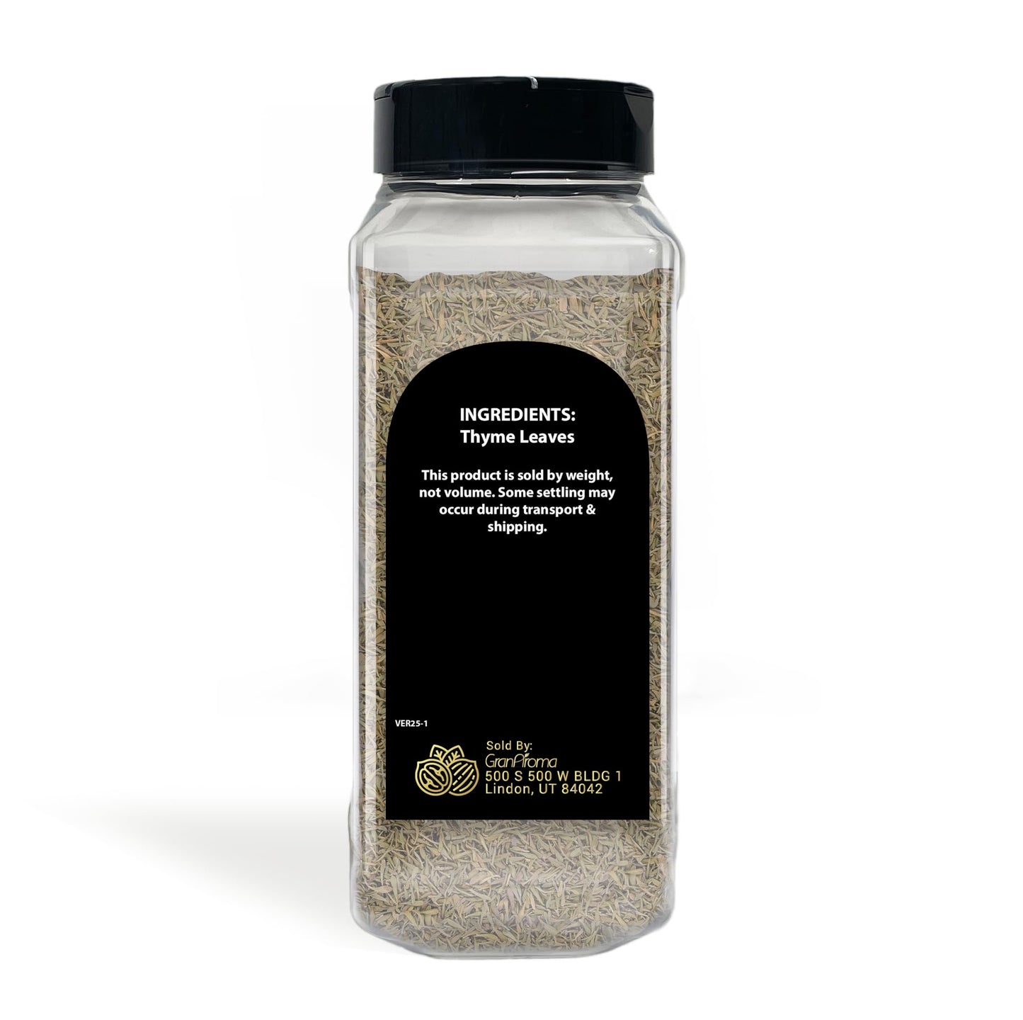 GranAroma Thyme Leaves, Fancy Cut, Traditional Herb (6.5 Ounce)