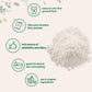 Organic Bamboo Fiber Powder, 2Lbs | Keto Flour For Low-Carb Baking & Cooking | Low Calorie Flour | Rich In Silica, Prebiotics, &