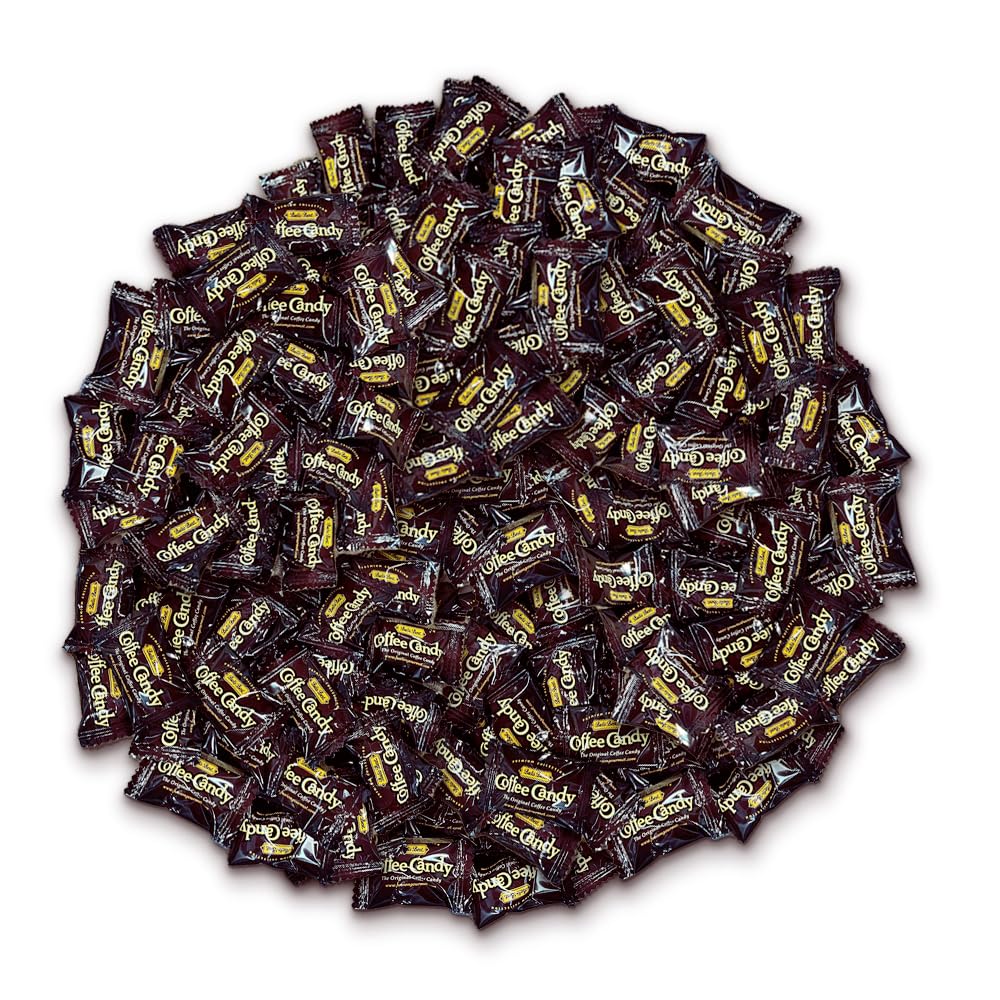 Balis Best Coffee Candy - Individually Wrapped Hard Candy, 2.2lb Bag, Made with Real Sumatran Coffee, Brown