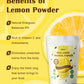 Orgfun Original Lemon Powder Made With Real Lemons, Freeze Dried Juice Powder, Strong Fresh Lemon Flavor Great For Beverages, Sm