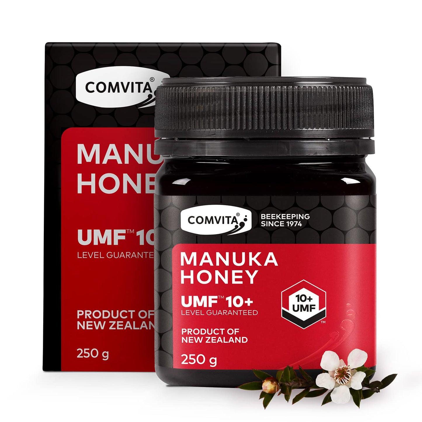 Comvita Certified Umf 10+ (Mgo 263+) Raw Manuka Honey, Non-Gmo Superfood, 8.8 Oz