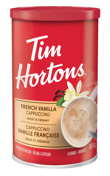 Tim Horton s Instant Cappuccino  French Vanilla  16 Ounce