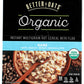 Better Oats Raw Pure & Simple Organic Bare, Instant Multigrain Hot Cereal with Flax, 8 Pouches (Pack of 2)