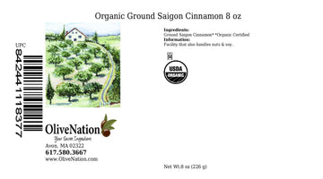 Olivenation Organic Saigon Cinnamon Powder, Ground Vietnamese Cinnamomum Loureiroi Bark, Non-Gmo, Gluten Free, Kosher, Vegan - 8