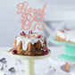 Rssta i Cake Topper Glitter Legend Since 1975, Rose Gold, Model XM310, for 50th Birthday and Anniversary Celebrations