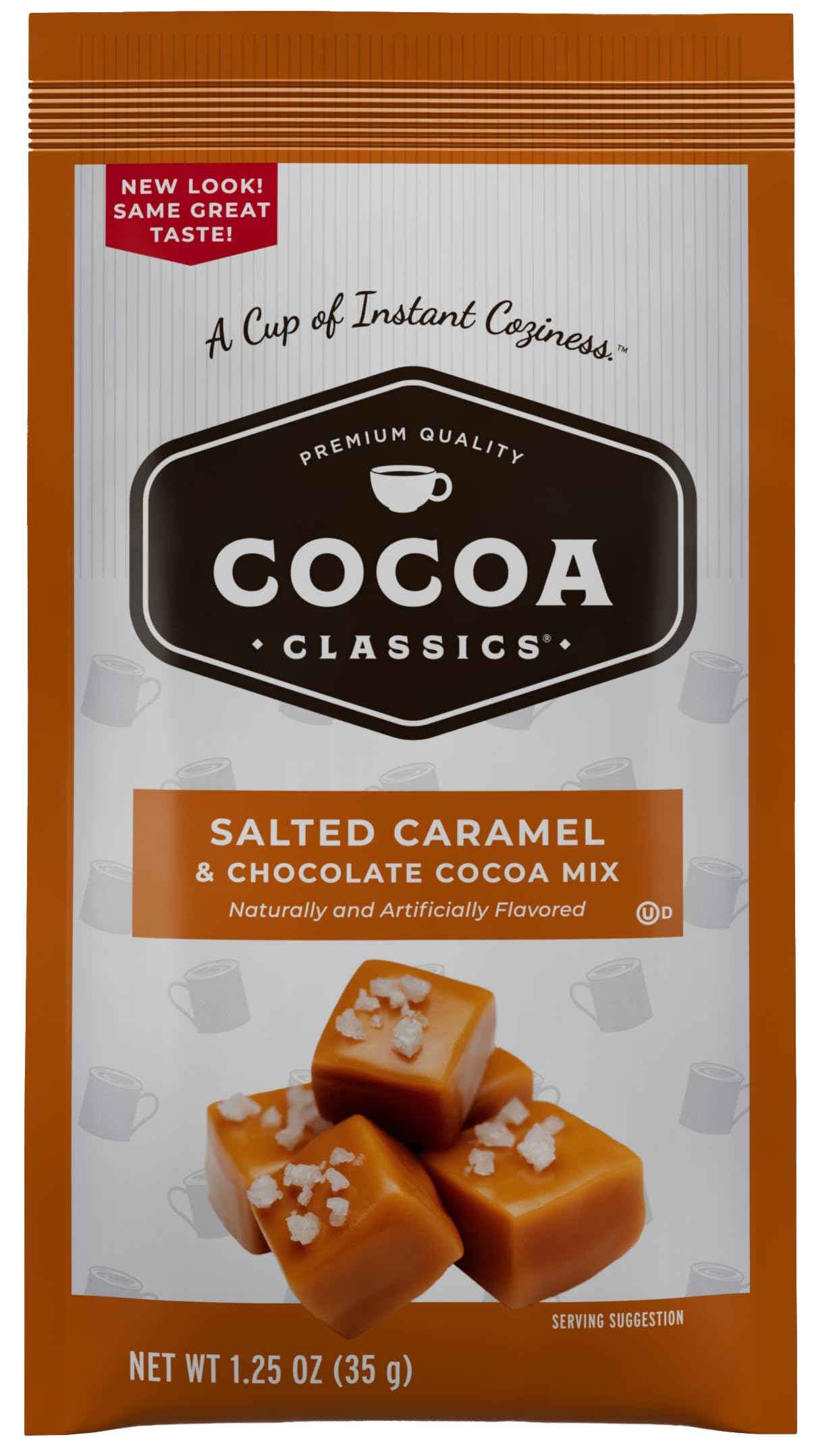 Cocoa Classics Variety Pack: Cocoa Mix, Chocolate Supreme, Arctic White, Salted Caramel Hot Chocolate Made With Nonfat Milk, Jus