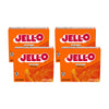 Jell-O Orange Gelatin Dessert 3 Ounce Boxes (Pack of 4)