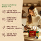 Gya Tea Co Caffeinated Mushroom Chai Black Tea Pod (16 Count) - Smooth, Flavourful, Robust, Enjoy Hot Or Iced
