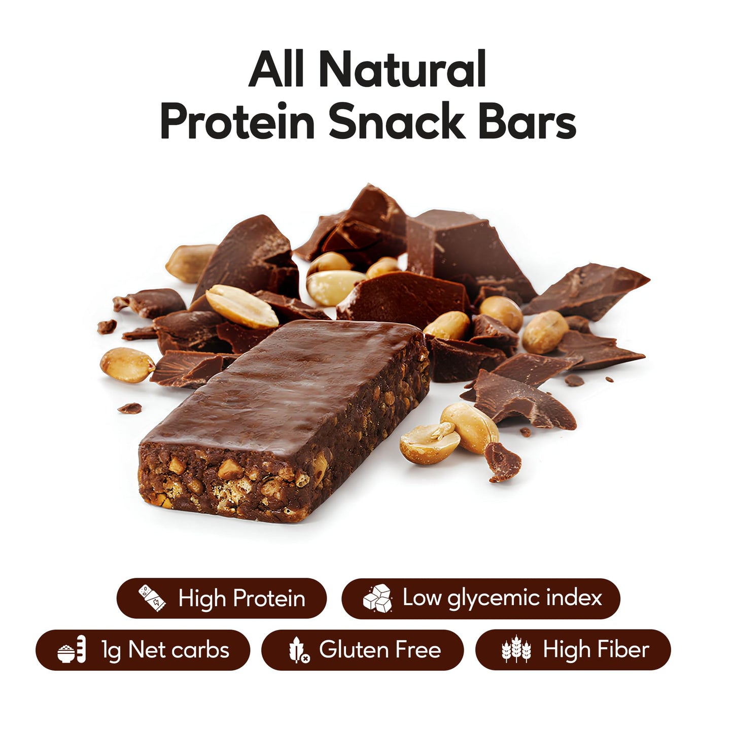 Extend Sugar Free Protein Bars, Perfect Diabetic Snacks, High Protein And Fiber, Hunger Control & Steady Energy, Low Carb, Keto Friendly (12 Count, Variety Pack)
