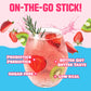 TEAZEN Strawberry Kiwi Kombucha Tea, Sugar Free Hydration Drink Mix, 10 Sticks, 1.76oz