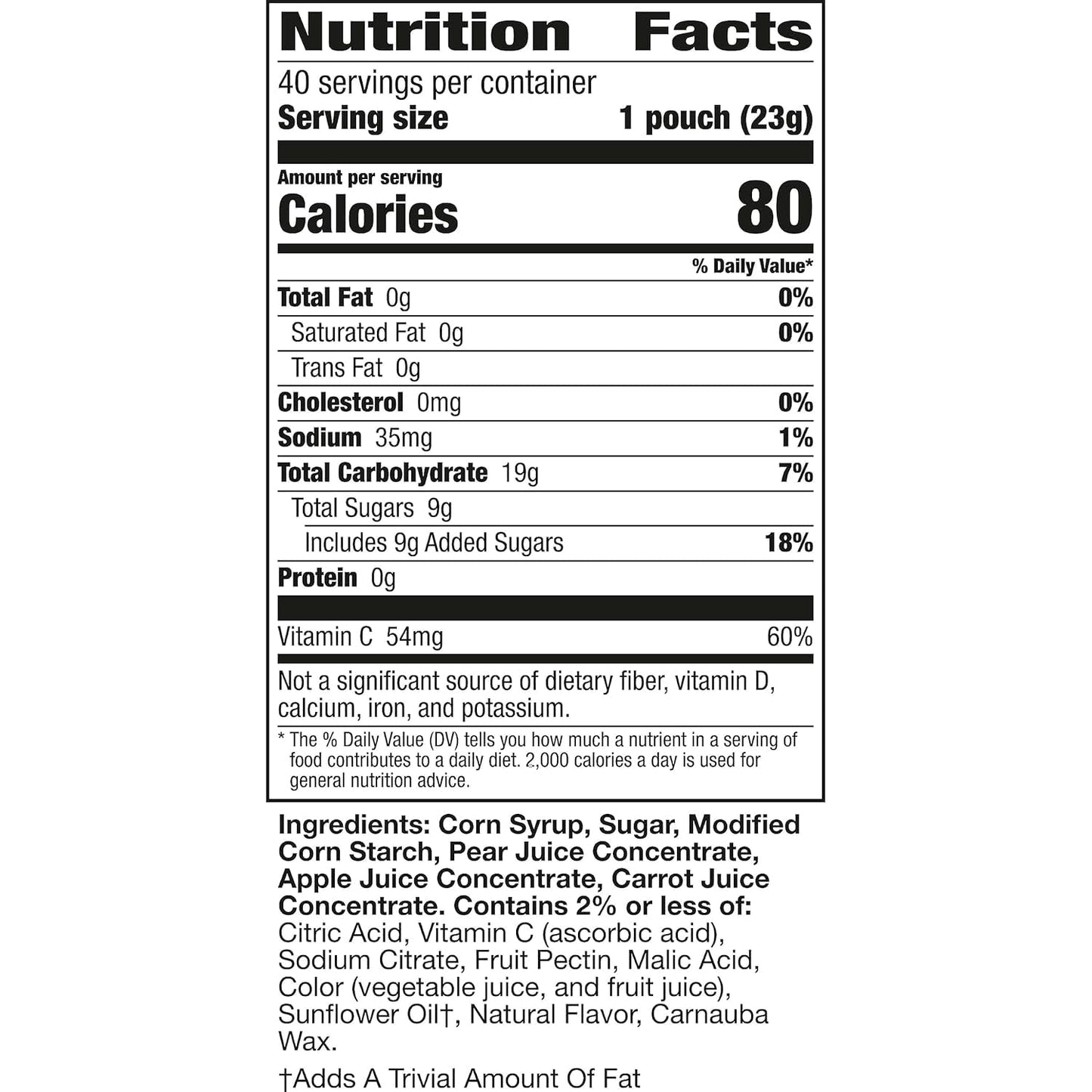 Motts Fruit Flavored Snacks, Apple Orchard, Gluten Free, 40 ct (Pack of 5)
