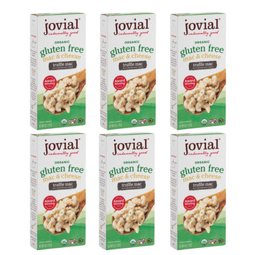 Jovial Organic Gluten Free Truffle Mac and Cheese, Whole Grain Pasta, 6 Oz (Pack of 6)