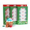 Edible Christmas Cake Decorations, Edible Gingerbread Men, Christmas Tree Candy, Santa Claus Icing Decorations, Socks, Snowman f