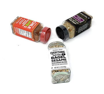 Trader Joes Seasoning - 21 Salute Seasoning, Chile Lime and Everything but The Bagel Seasoning