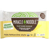 Miracle Noodle Organic Fettuccine Konjac Shirataki Noodles - Plant Based, Keto, Vegan, Gluten Free, Low in Carbs & Calories, Non