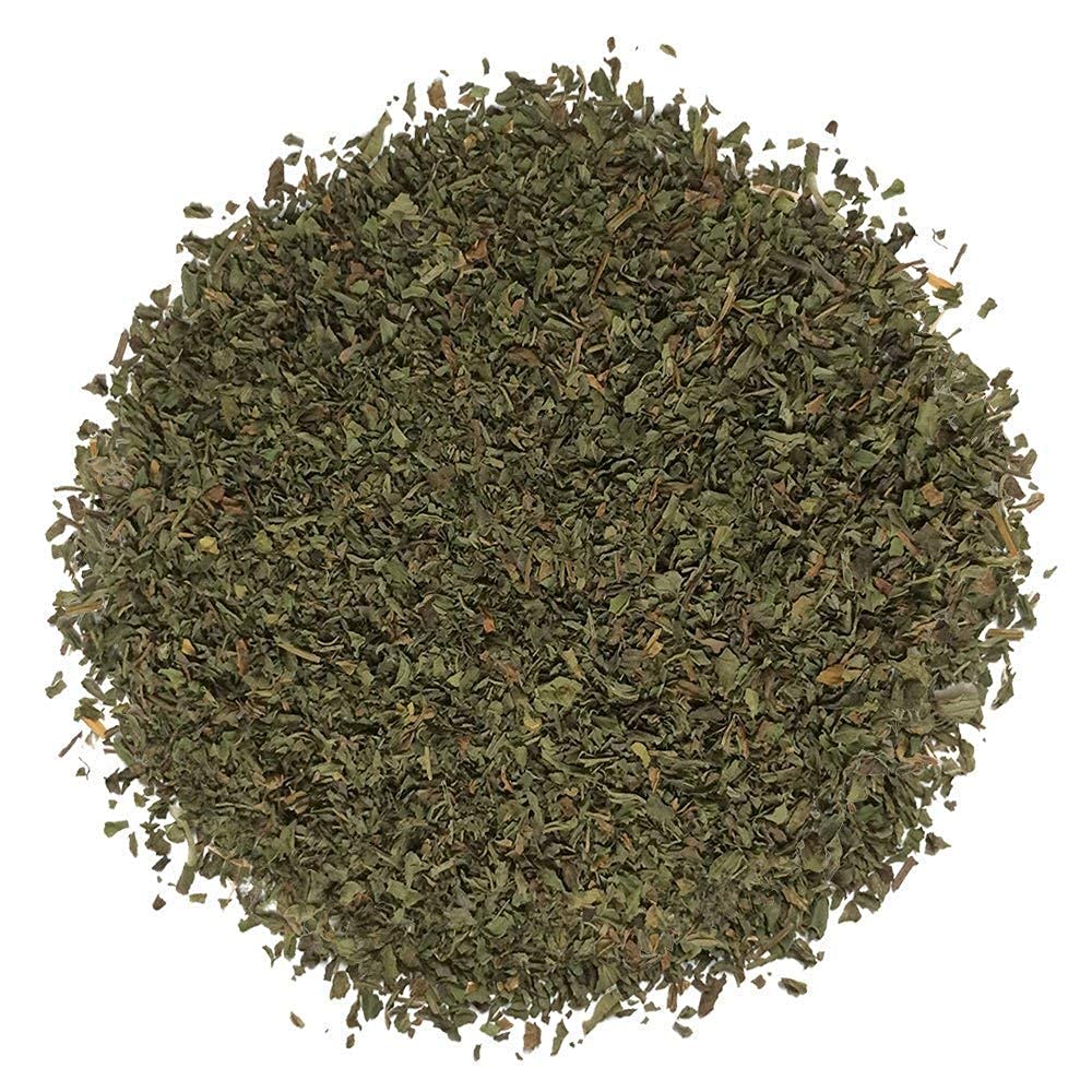Organic Positively Tea Company Peppermint Leaf Herbal Tea Loose Leaf 16 Ounce