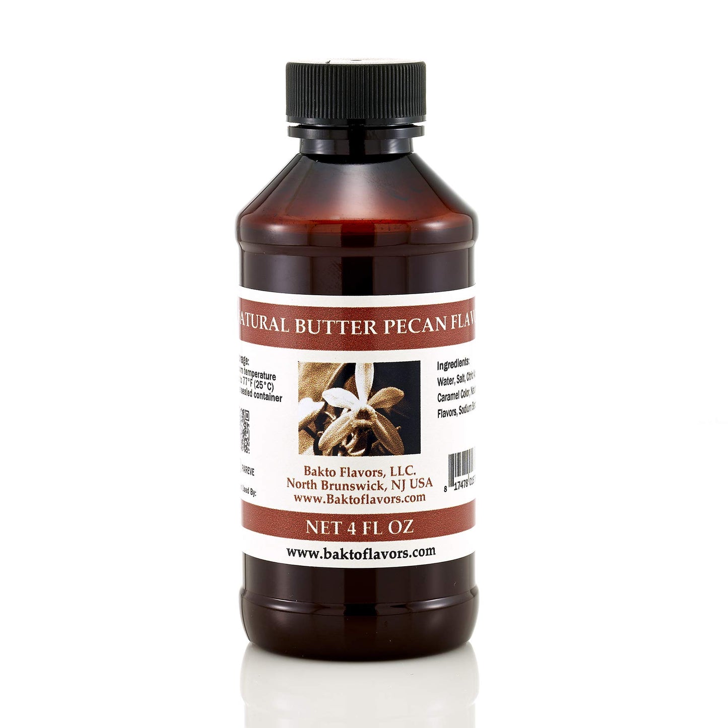 Bakto Flavors Natural Butter Pecan Flavor - 4 Fl Oz