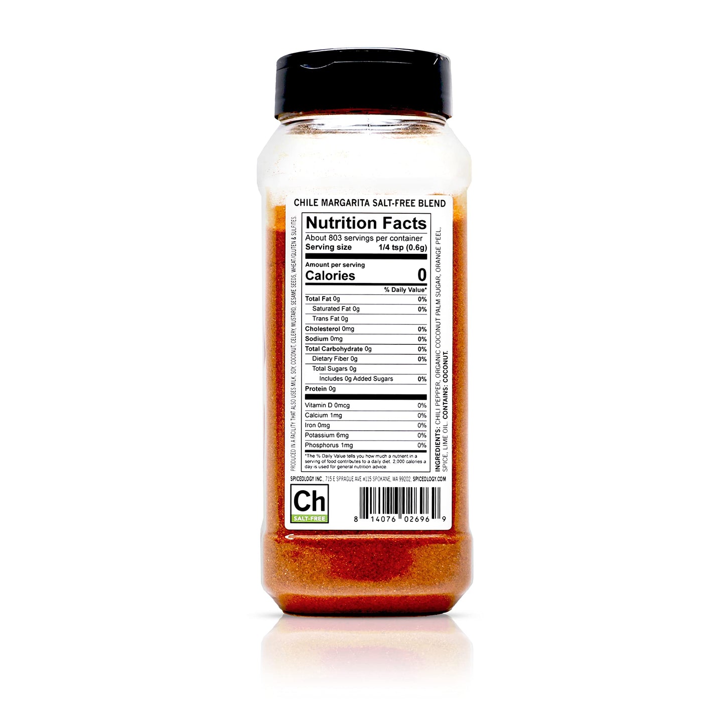 Spiceology Chile Margarita Spice Blend - Salt-Free Chili Lime Taco Seasoning - 17 oz