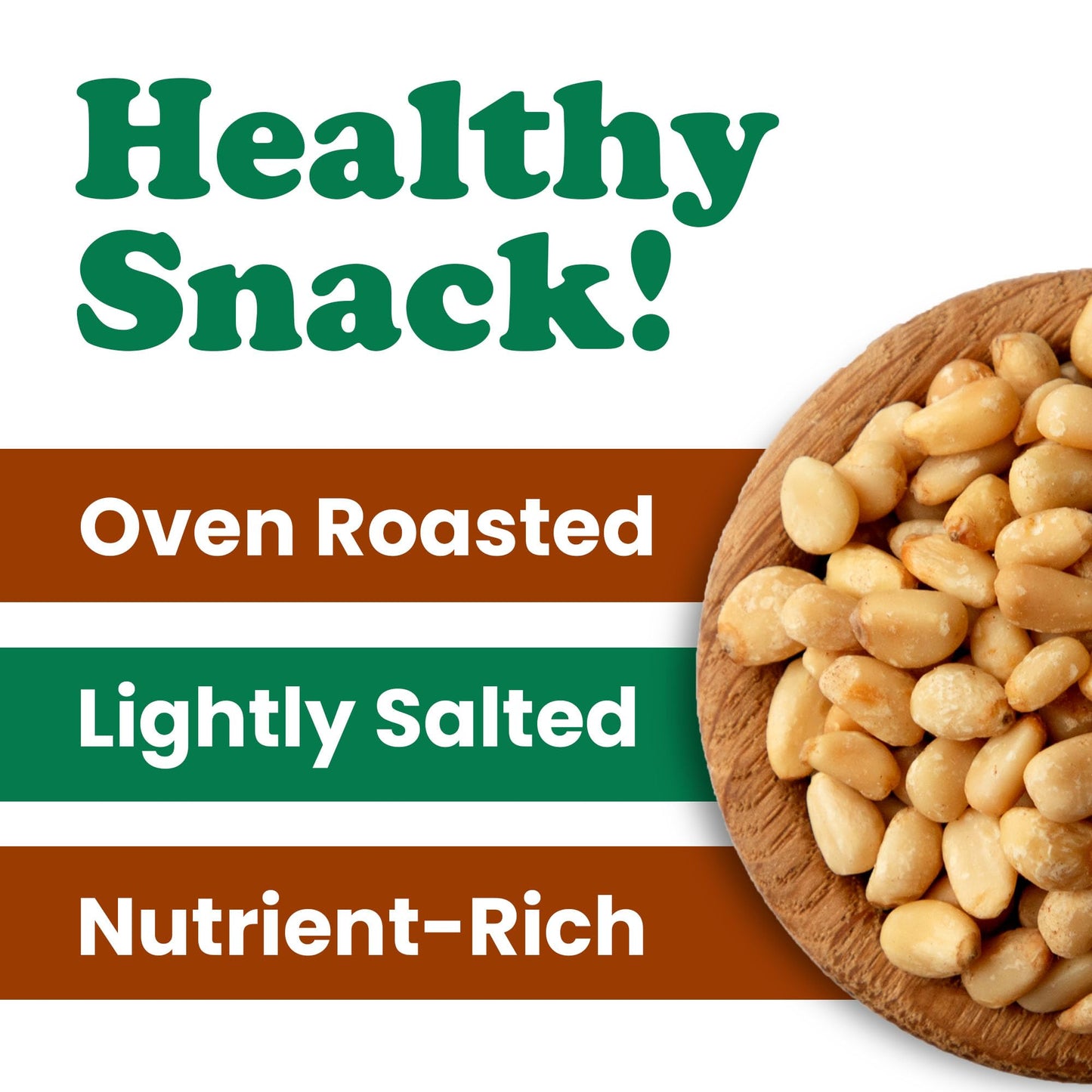 Food to Live Dry Roasted Pine Nuts, Lightly Salted, 4 Pounds, Vegan, Kosher, No Oil Added