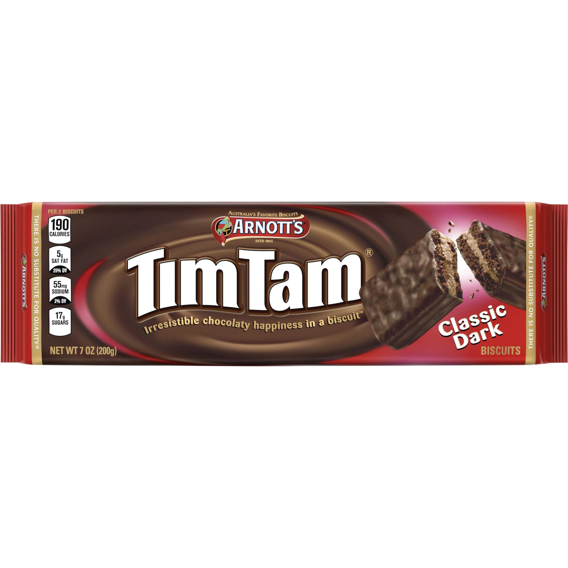 Tim Tam Classic Dark Chocolate Cookies, 7oz Tray